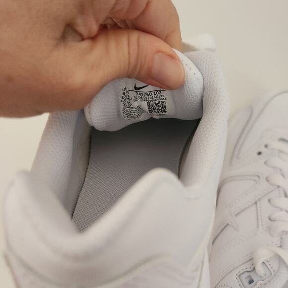 Nike Air Max Command Leather Mens 749760 - White Metallic Silver 102 US 8.5 main image 9